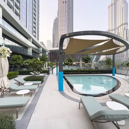 Direct Burj Khalifa & Fountain Views Lux 2Br Apartment Dubai Exterior photo