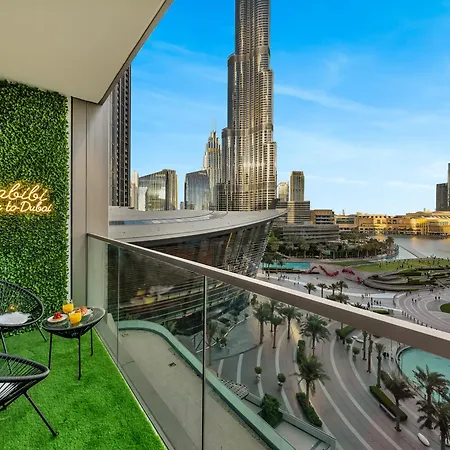 Direct Burj Khalifa & Fountain Views Lux 2Br Apartment Dubai Exterior photo