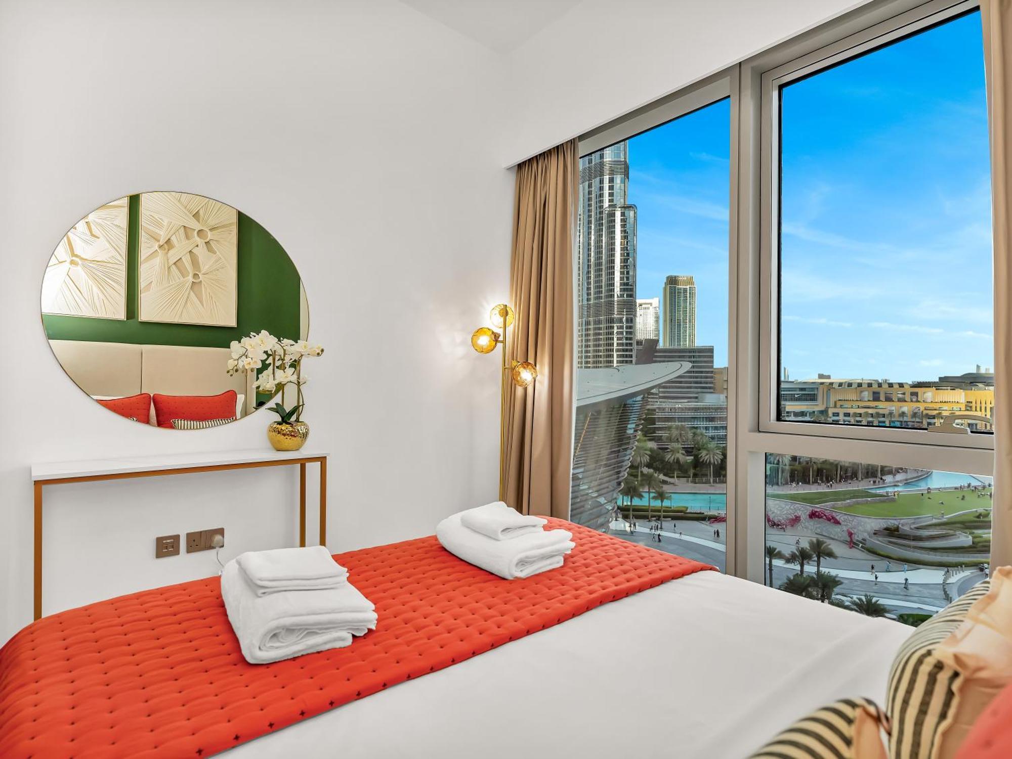 Direct Burj Khalifa & Fountain Views Lux 2br Apartment Dubai