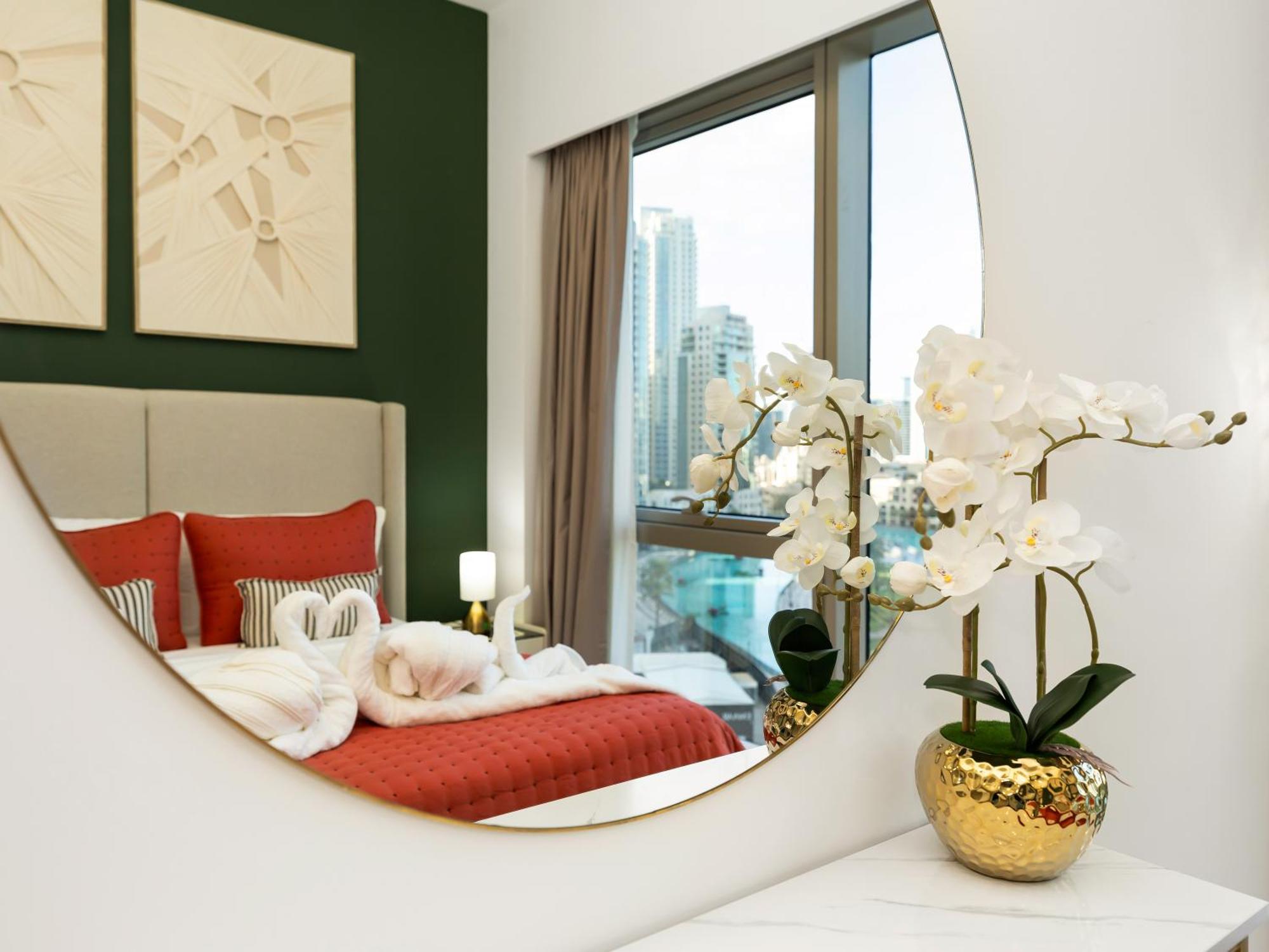 Direct Burj Khalifa & Fountain Views Lux 2br * Dubai